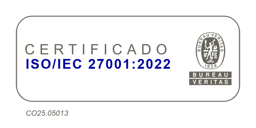 Logo certificación 27001:2022